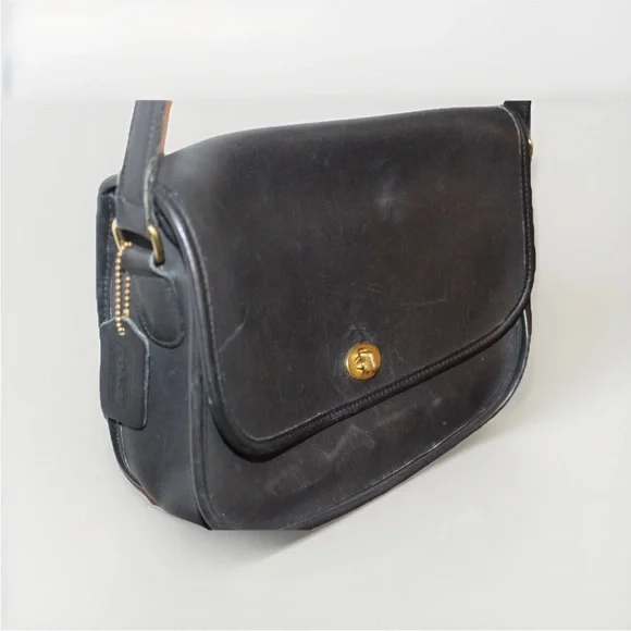 Coach - Vintage - Black - Crossbody Purse - Picture 3 of 14